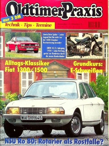 Deckblatt Oldtimer Praxis (11/1994)